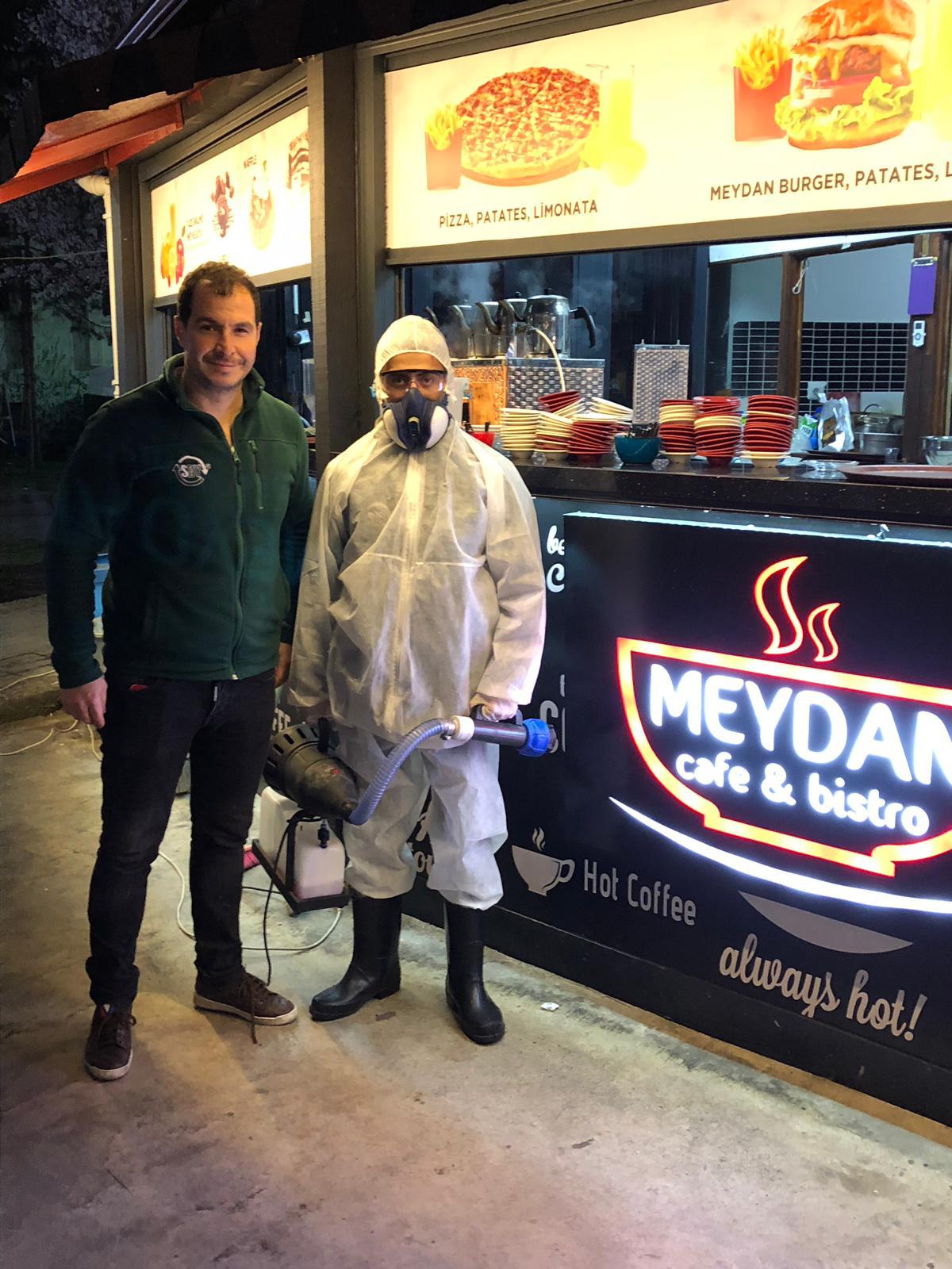 CORONA VİRÜSÜNE KARŞI CAFEDE ÖNLEM ALINDI